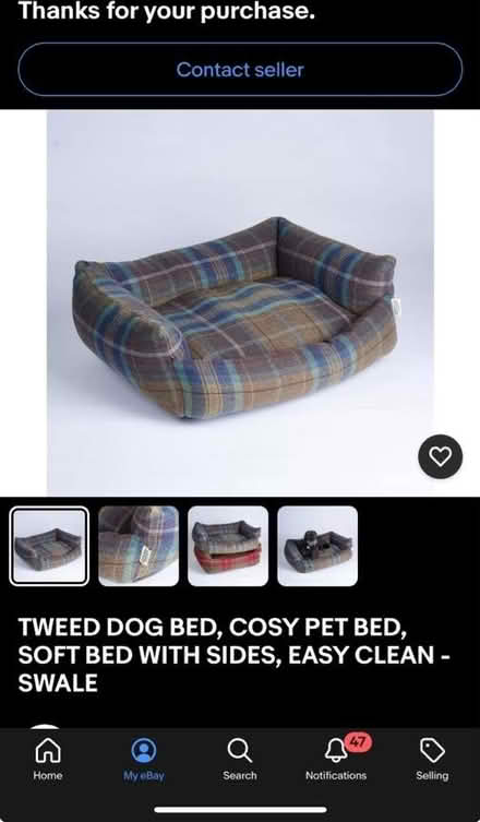 Photo of free Huge dog bed. New (St. John's Wood NW8) #1