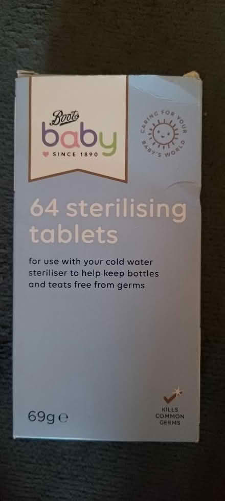 Photo of free Baby bottle cold water sterilising tablets (64) (Westbourne Park W11) #1