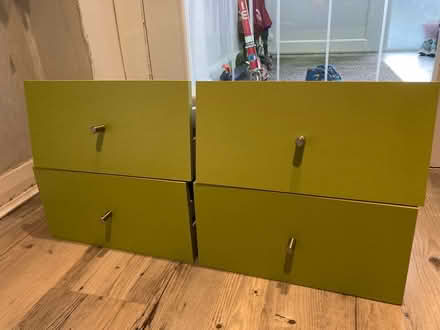 Photo of free 4 green drawers (B and Q Konnect (Bishopbriggs G64) #2