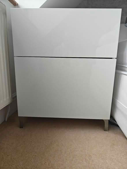 Photo of free White IKEA bedside table (CV7) #1