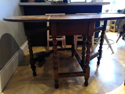 Photo of free Oval foldable table (S8 9ED) #2