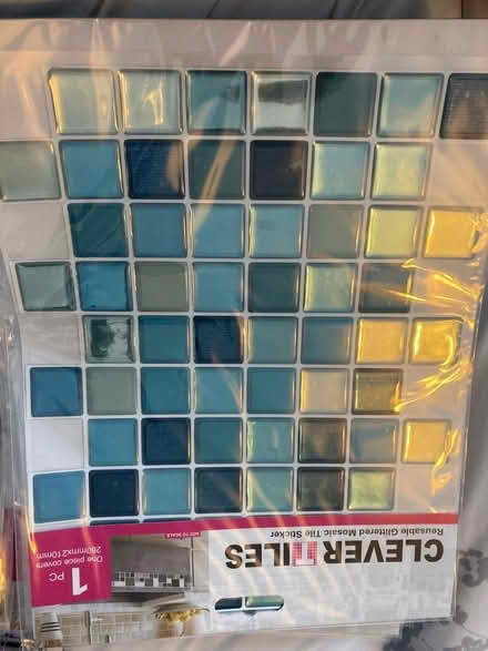 Photo of free Mosaic tile sticker x 21 (Fortis Green N10) #1