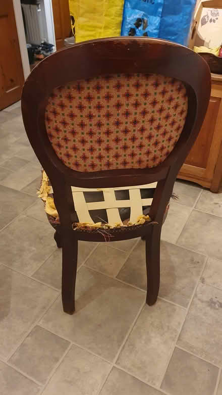 Photo of free 2 chairs for re-seating (Stocksbridge S36) #3