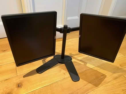 Photo of free Dual Monitors on desktop stand (Norham Manor OX2) #1