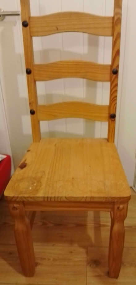 Photo of free Wooden chair (Foxhole PL26) #1