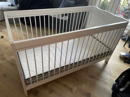 Photo of free Cot bed with mattress (Grove Road E3) #2
