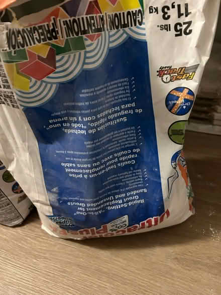 Photo of free Light Almond Mapei Grout (Little Silver) #2