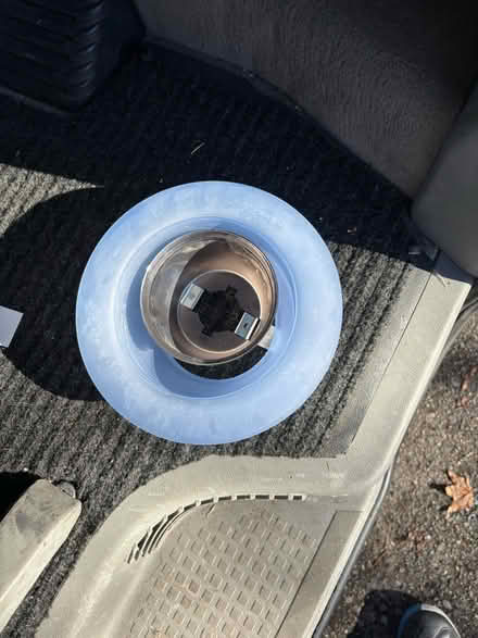 Photo of free 6” recessed lighting glass rings (Ballard) #1