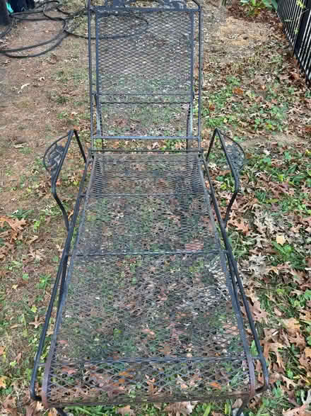 Photo of free Iron yard chair/chaise (NW DC — 20011) #1