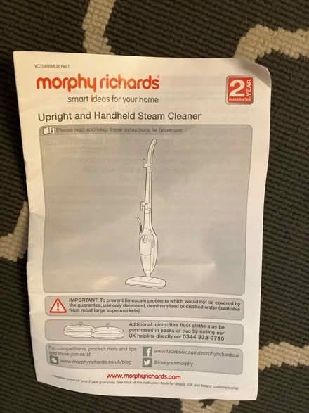 Photo of free Morphy Richard’s steamer (Hove BN3) #2