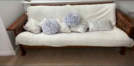 Photo of free Futon wood framed for upcycling (Goring-by-Sea) #1