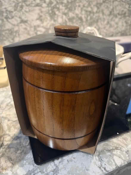 Photo of free New, Wooden barrel style ice bucket (Wokingham RG40) #2