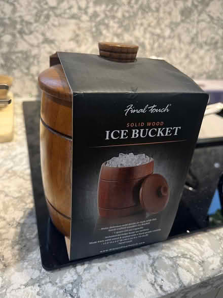 Photo of free New, Wooden barrel style ice bucket (Wokingham RG40) #1