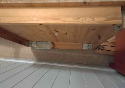 Photo of free Small wooden square table (Stroud Green N4) #2