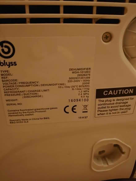 Photo of free Dehumidifier (Warden Hill) #2