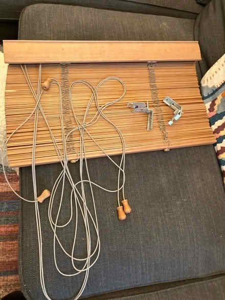 Photo of free Two Wooden slatted door blinds (Hove BN3) #1