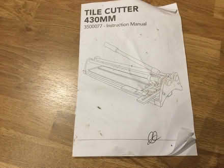 Photo of free Tile cutter (SY4) #2