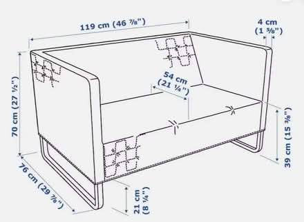 Photo of free Two Seater Sofa (Panshanger AL7) #2