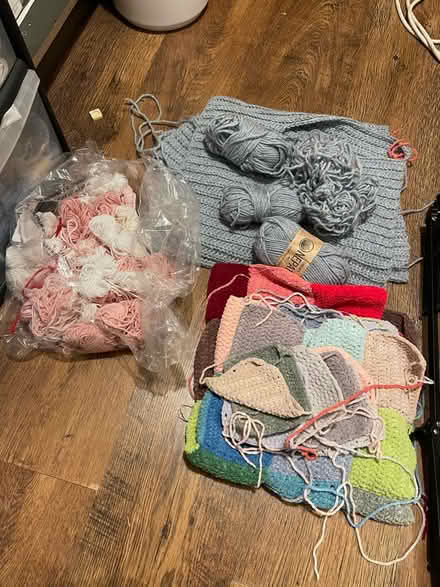 Photo of free Yarn scraps/part finished crochet (Hemel) #1