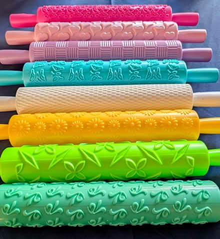 Photo of free Rolling pins - each a different colour & pattern (Chalkwell SS9) #1