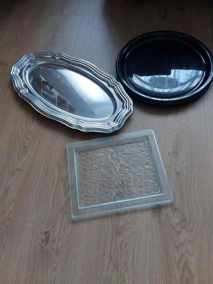 Photo of free Large plastic serving platters (Cheadle SK8) #1