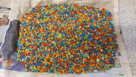 Photo of free Aquarium Gravel multi coloured 5kg (Central Letchworth) #1