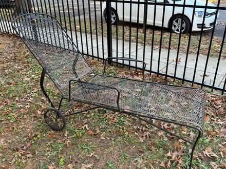 Photo of free Iron yard chair/chaise (NW DC — 20011) #2