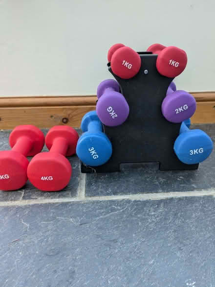 Photo of free Set of dumb bells (Felindre LD7) #1