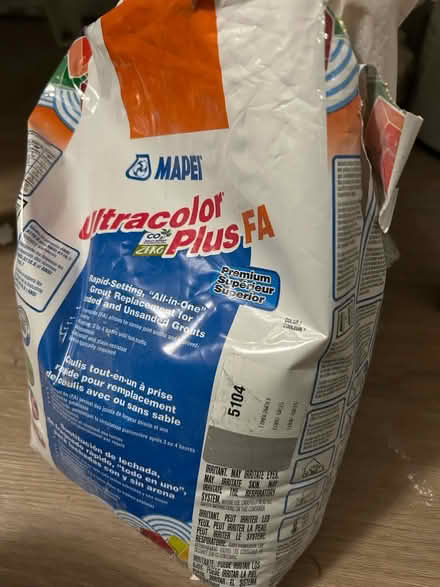Photo of free Gris Mapei grout (Little Silver) #1
