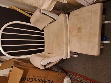 Photo of free Nursing glider chair and foot stool (S8 Lowedges) #1