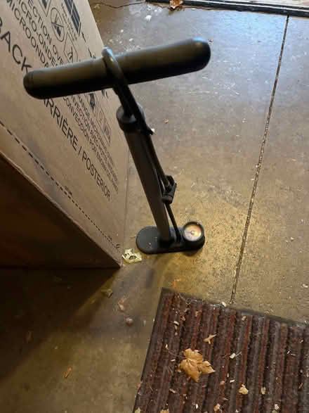 Photo of free Bicycle tire pump (Near Busse and Golf) #1