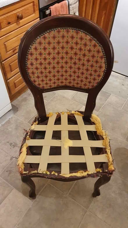 Photo of free 2 chairs for re-seating (Stocksbridge S36) #1