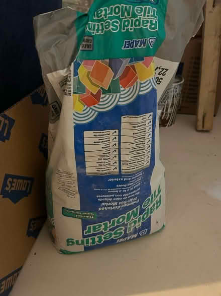 Photo of free Mapei Mortar (Little Silver) #1