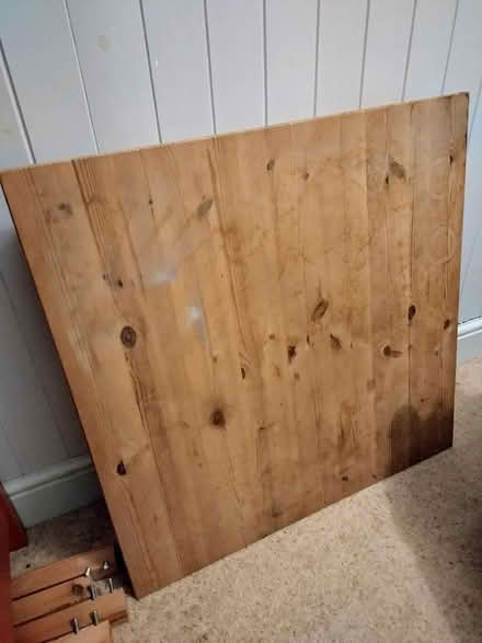Photo of free Small wooden square table (Stroud Green N4) #1