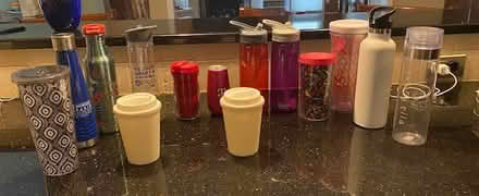 Photo of free Variety of cups and water bottles (canton) #1