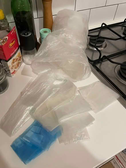Photo of free Clean, folded plastic bags (N16) #1