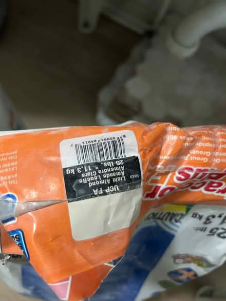 Photo of free Light Almond Mapei Grout (Little Silver) #1