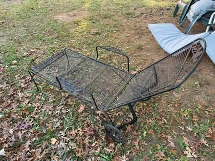 Photo of free Iron yard chair/chaise (NW DC — 20011) #3