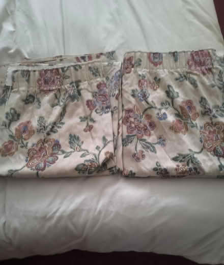 Photo of free Pair of Curtains 70" x 60" Wide (Barmston NE38) #1