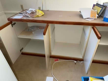 Photo of free Office wall cabinet and credenza (Central Belmont) #3