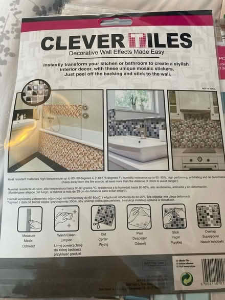 Photo of free Mosaic tile sticker x 21 (Fortis Green N10) #2