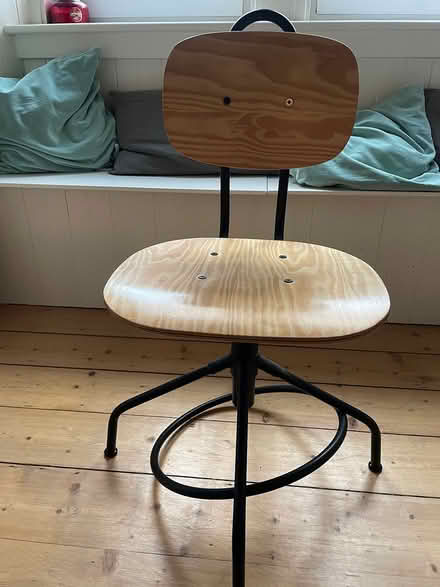 Photo of free Wooden Swivel Chair (Abbeyhill) #1