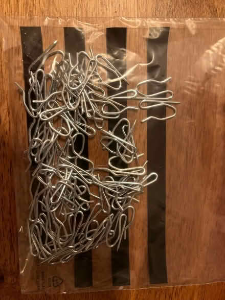 Photo of free Bag of steel curtain hooks (South Bank SE1) #1