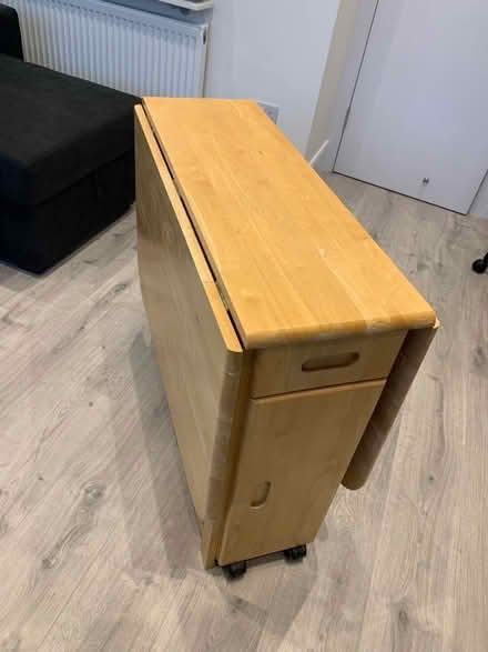 Photo of free Foldable wooden table and chairs (Winchmore Hill N21) #1