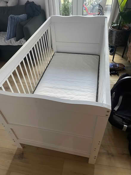 Photo of free Cot bed with mattress (Grove Road E3) #4