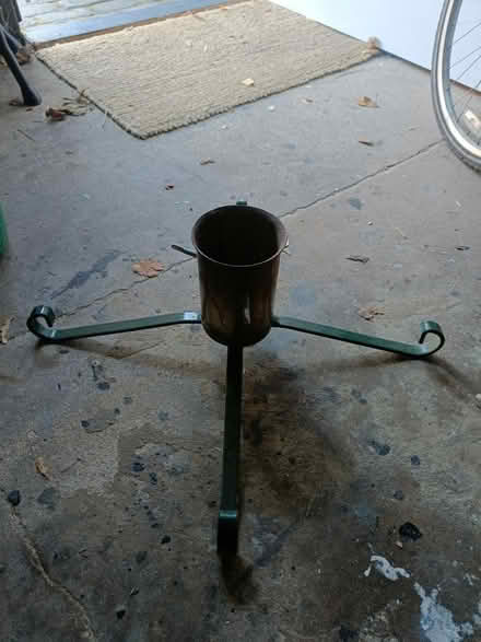 Photo of free Christmas tree stand 10cm diameter (Chesterton Road CB4) #1