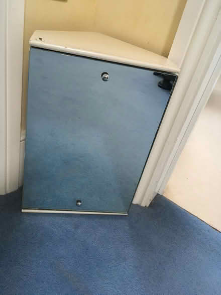 Photo of free Corner bathroom cabinet small (Chiswick W4) #1