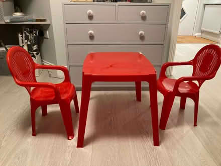 Photo of free Toddlers' table and chairs set (Bowbridge GL5) #1