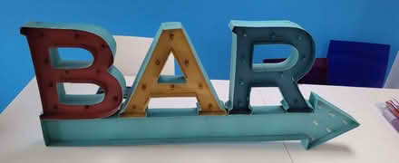 Photo of free Large metal bar sign (Kennington OX1) #1