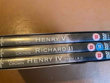 Photo of free The Hollow Crown DVD - 3 dvds (Palmers Green N14) #2
